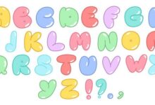 bubble font