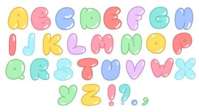 bubble font