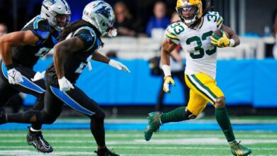 Green Bay Packers vs Carolina Panthers Match Player Stats