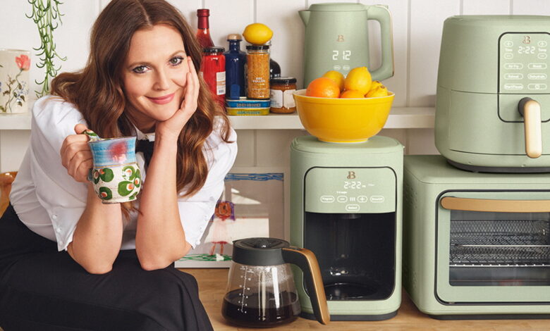 drew barrymore coffee maker